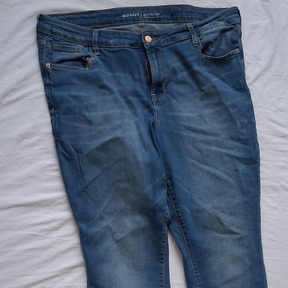 Old Navy Denim - Old Navy, Rockstar, Jeans, Medium Blue , 16R, Excellent
